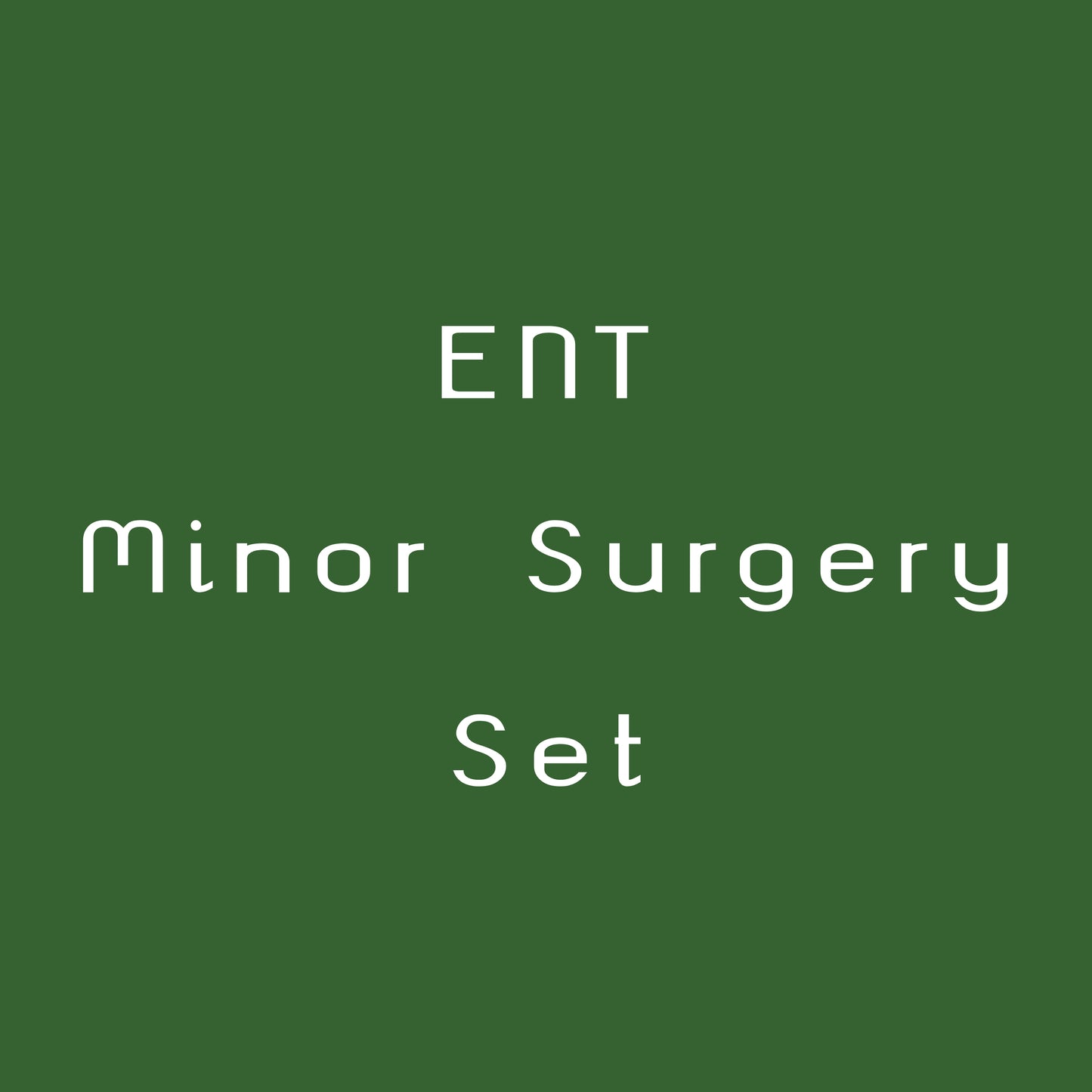 Minor ENT surgery Set