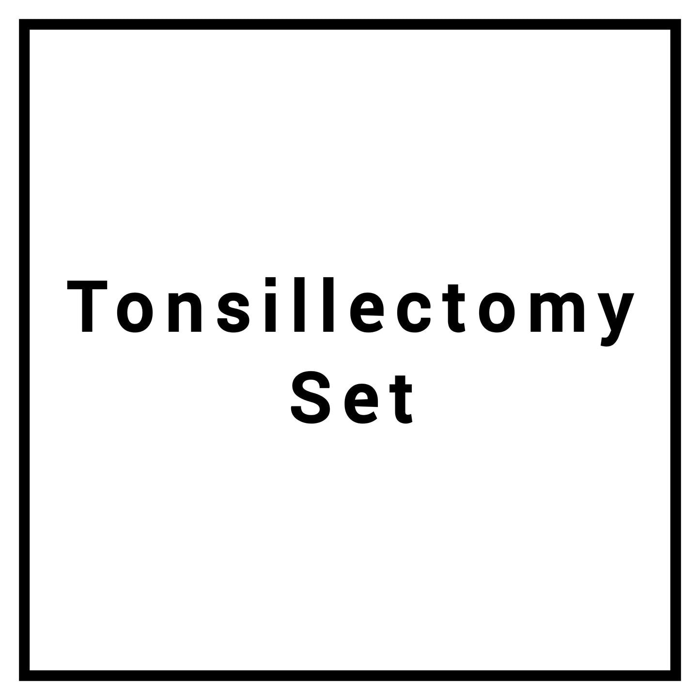 Tonsillectomy Set