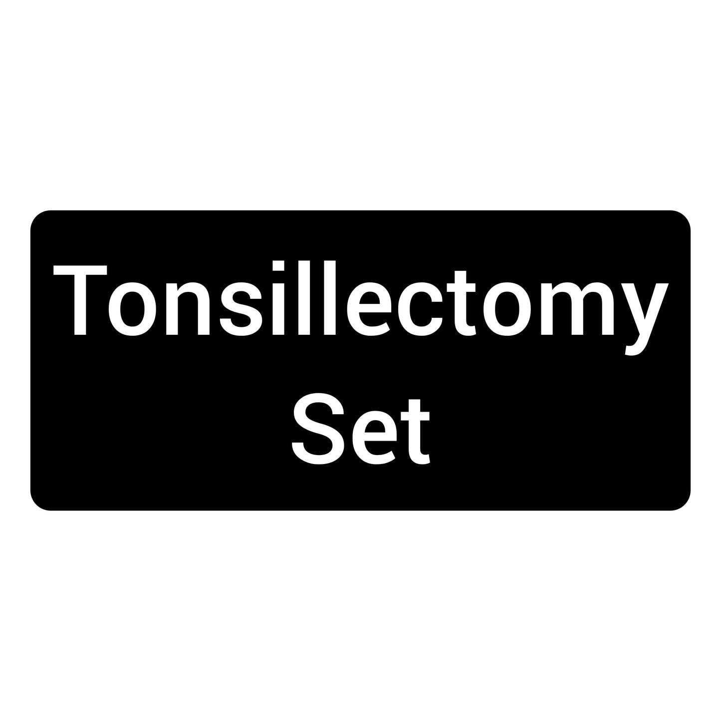 Tonsillectomy Set