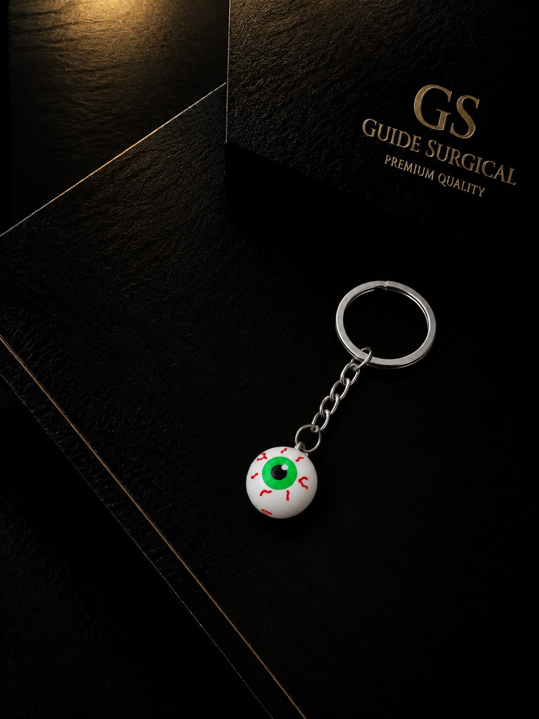 Keychain of 3D Anatomical Model of Eye, made of Silicon rubber