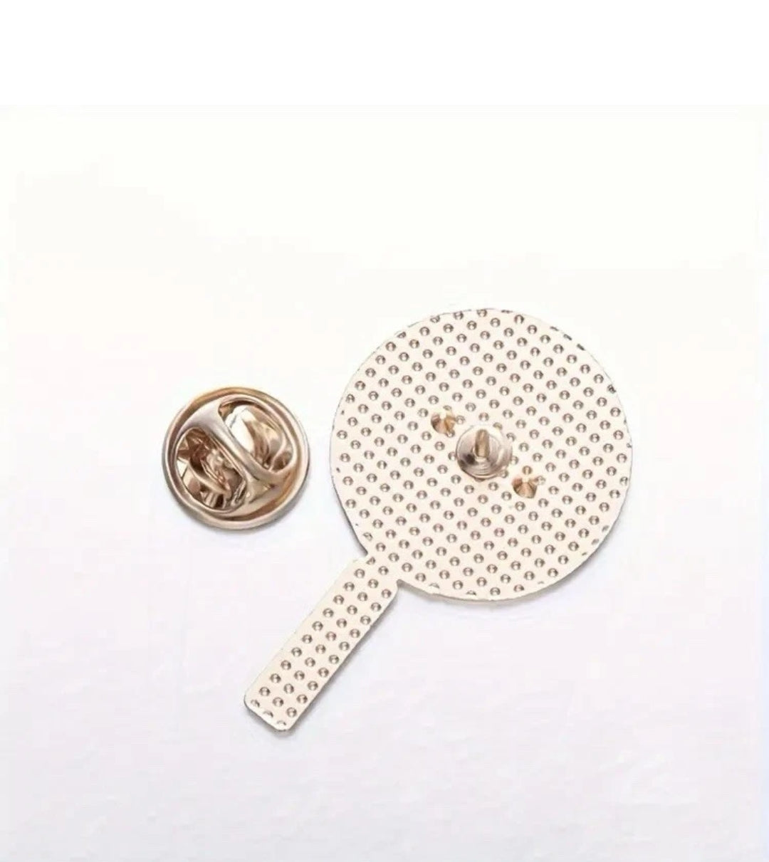 Magnified Microbes Enamel Lapel Pin Brooch Cute Magnifying Glass