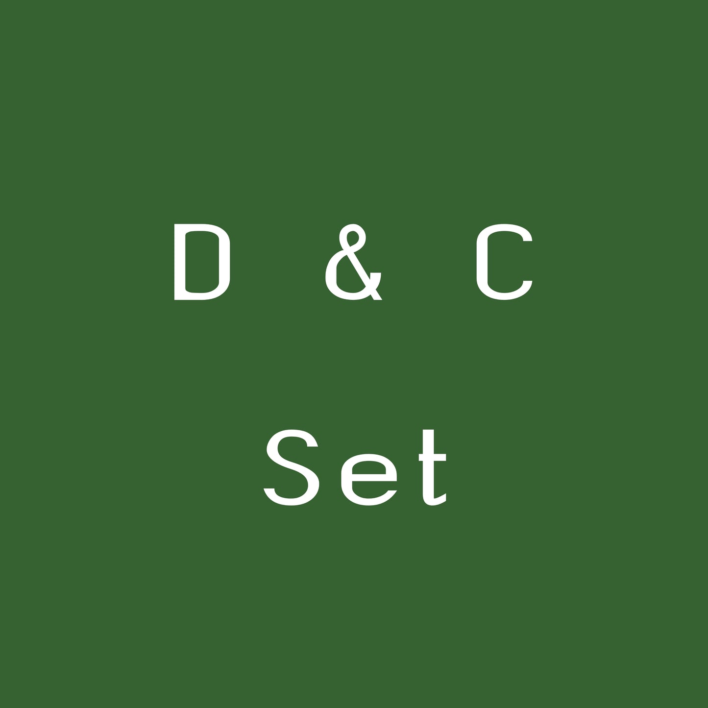 D & C Set