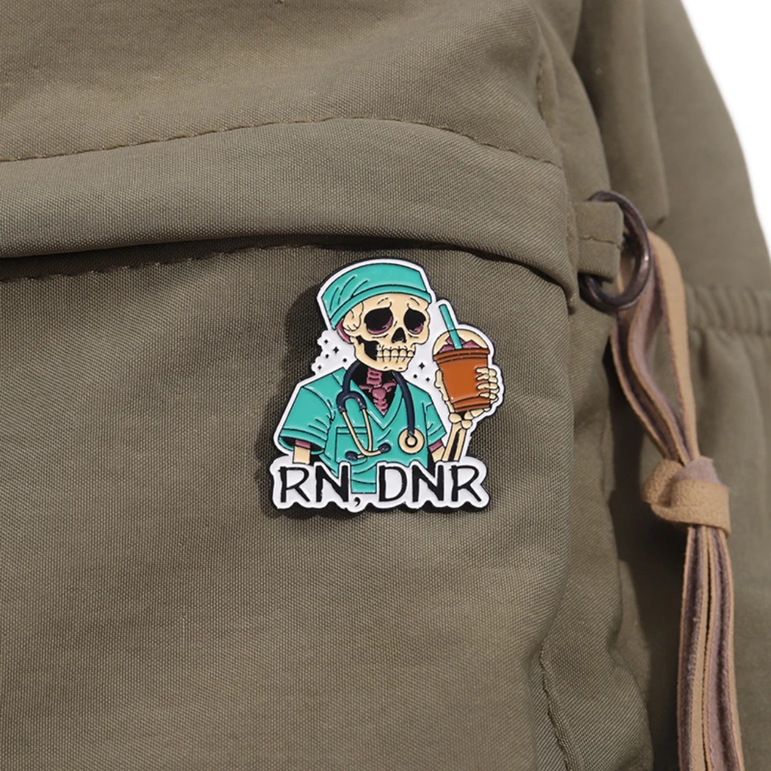 Lapel pins brooch of RN DNR