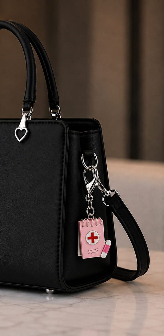 Bag Charm of Doctor Pad Pink