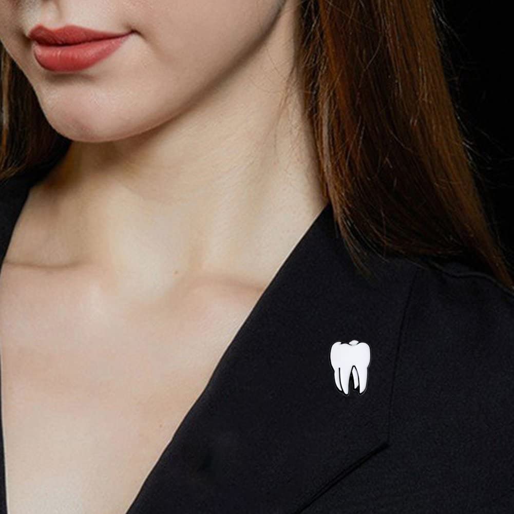 Lapel pins brooch of tooth