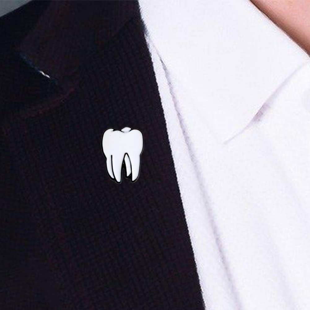 Lapel pins brooch of tooth