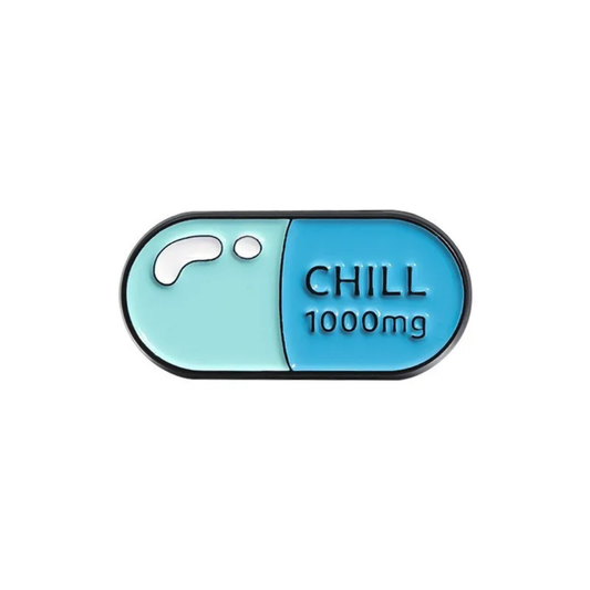 Cute cartoon medical theme enamel pin capsule pharmacist brooch happy capsule