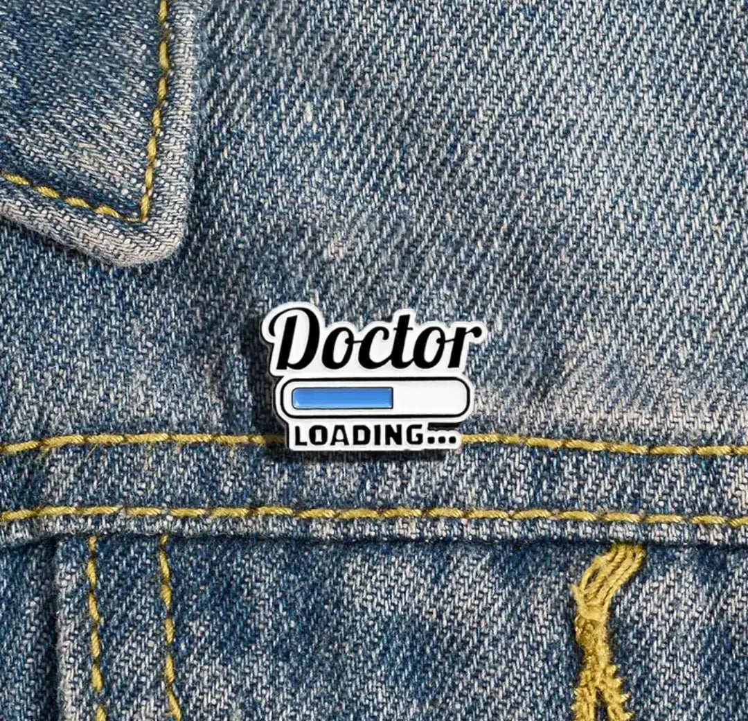 Lapel pins of Doctor Loading