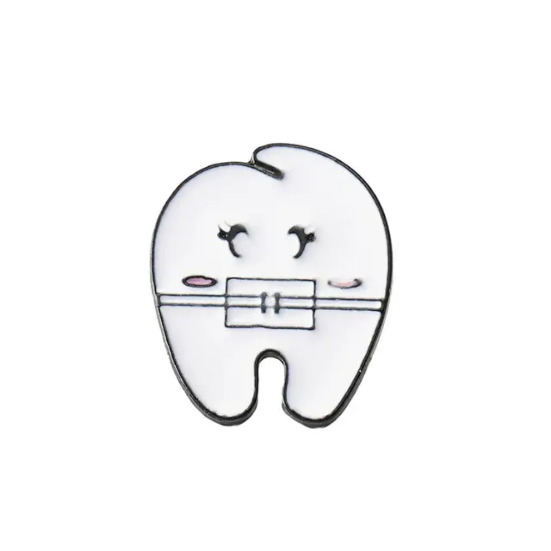 Lapel pin of orthodontic, gift for orthodontist