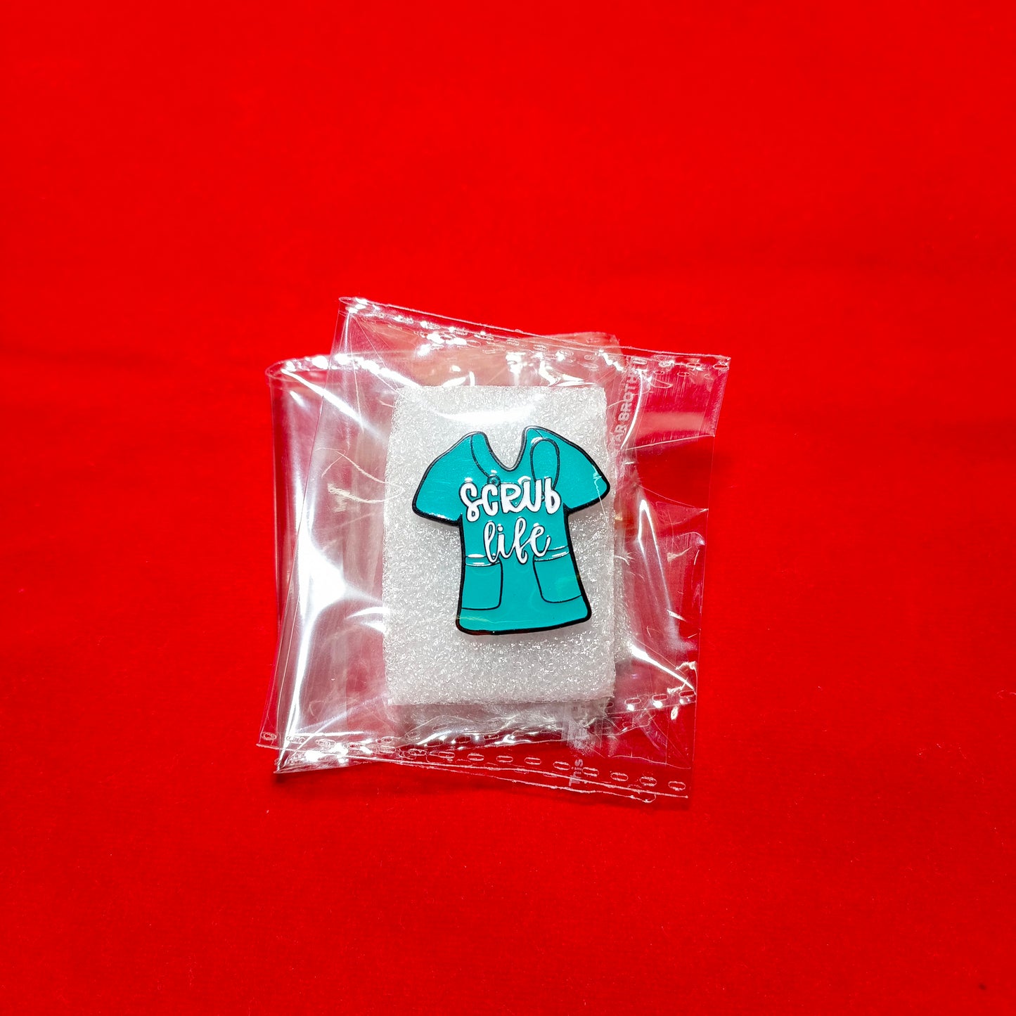 Lapel pins brooch of green scrubs