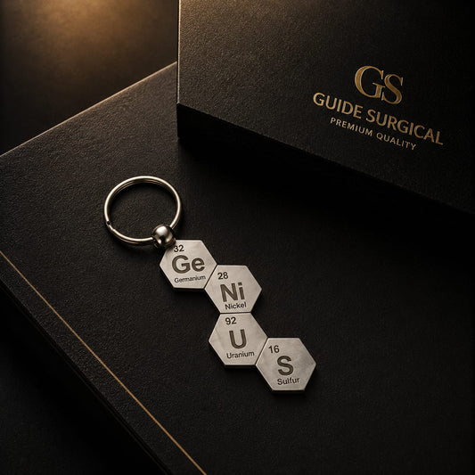 Keychain of atomic number "Genius"