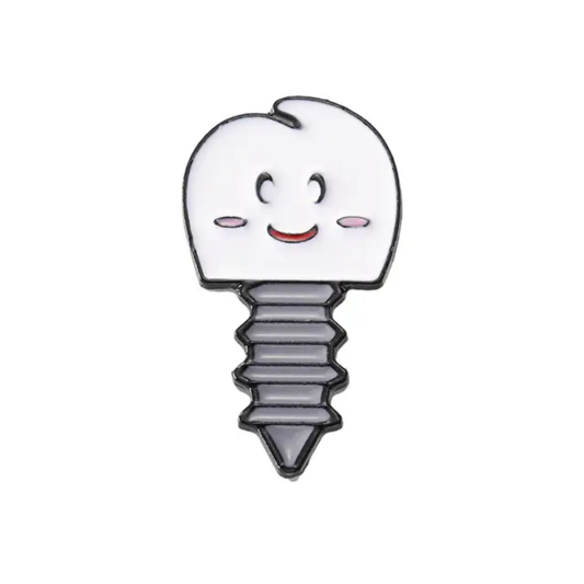 Dental implants lapel pin gift for dentist
