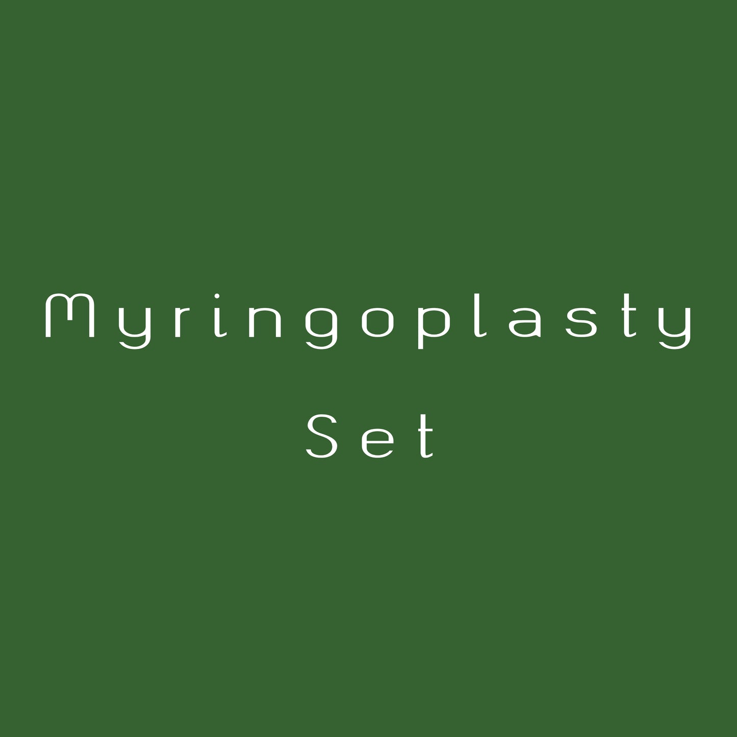Myringoplasty Set