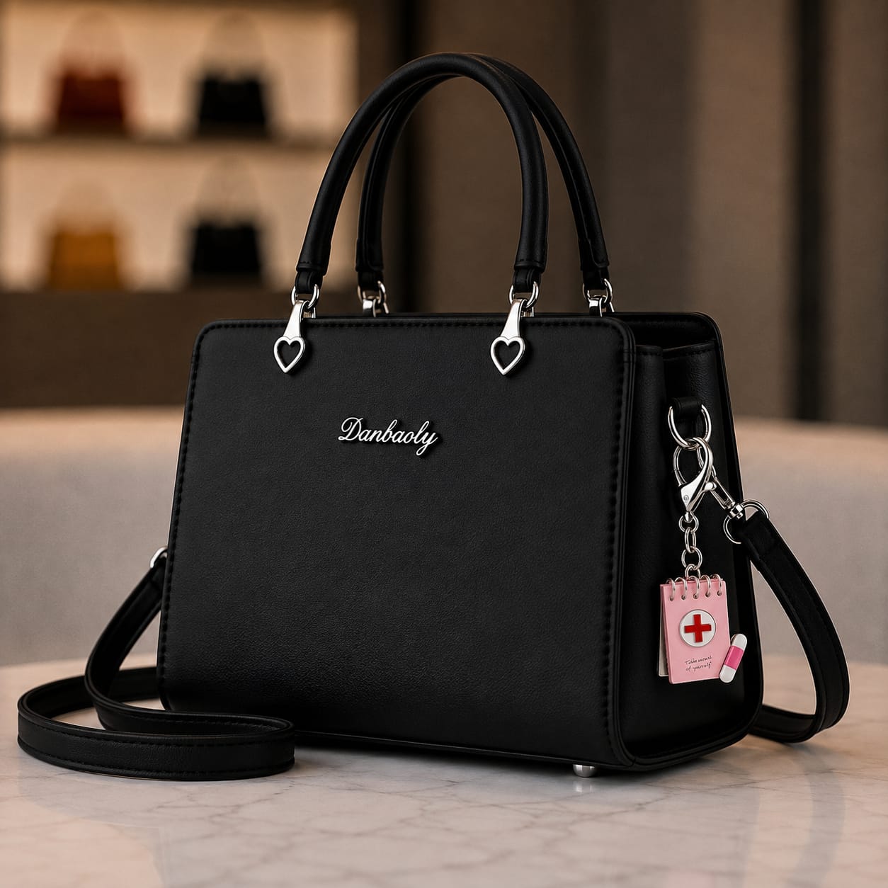 Bag Charm of Doctor Pad Pink