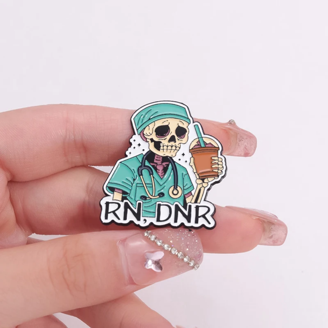 Lapel pins brooch of RN DNR