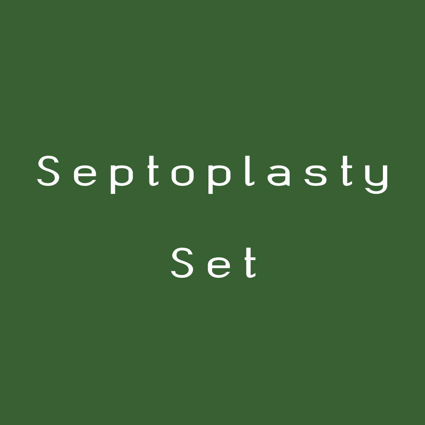 Septoplasty Set