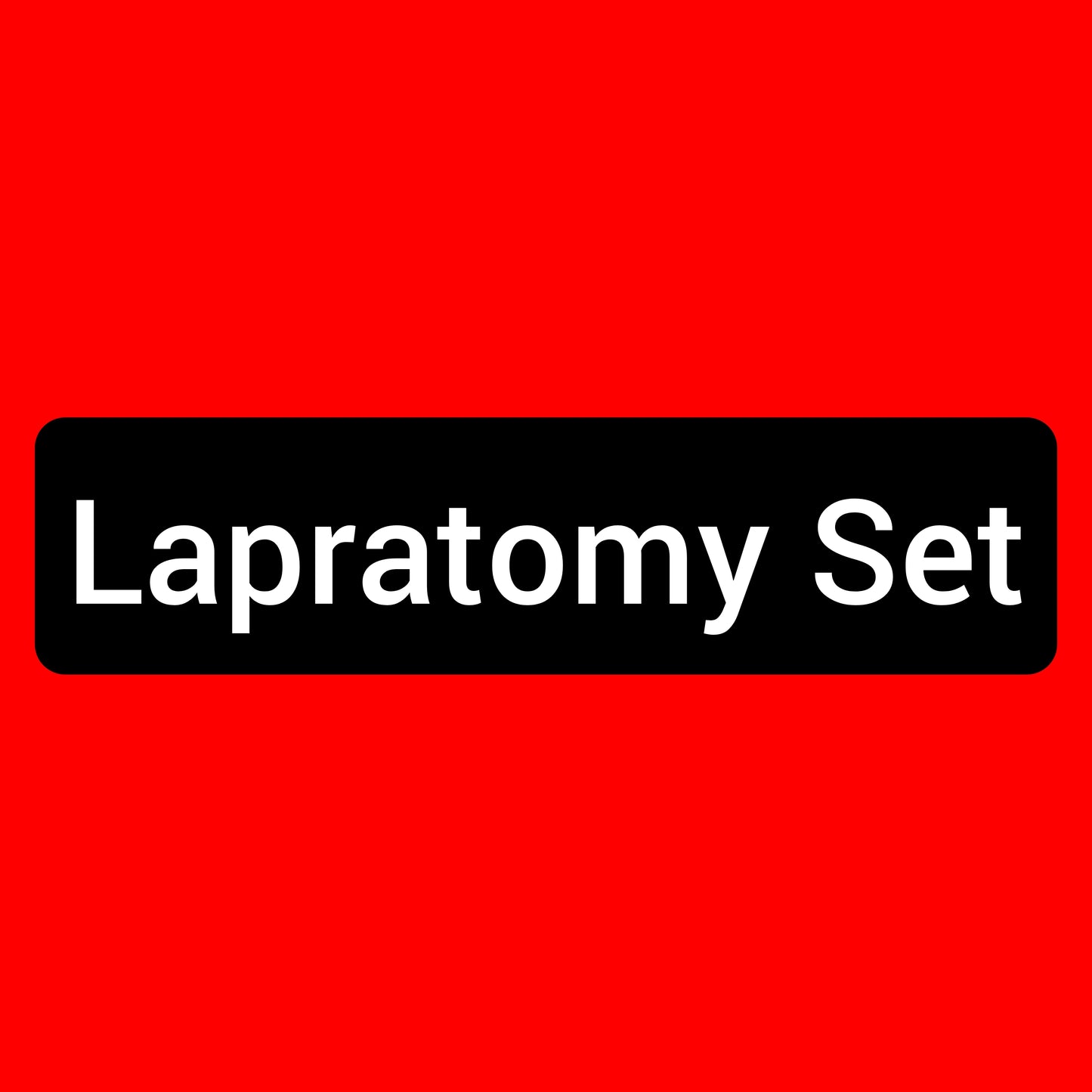 Lapratomy Set